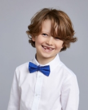 Paul Costelloe Living Blue Dot Bow Tie