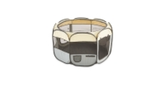 Cream & Grey Pop-Up Play Pen
