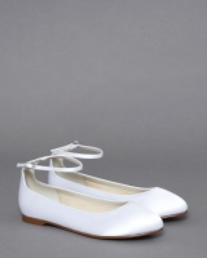 Dunnes Stores  Paul Costelloe Living Satin Ballerina Shoes