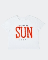 Dunnes Stores  Girls Petal T-Shirt (8-14 years)