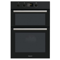 Joyces  Hotpoint Built-in Double Oven Black DD2540BL