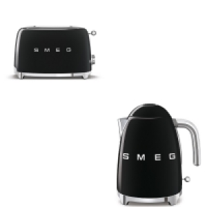 Joyces  Smeg Black Kettle and Toaster Bundle