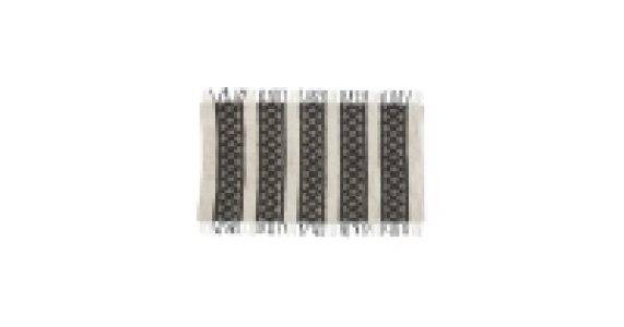 Kirkton House Black Textured Rug