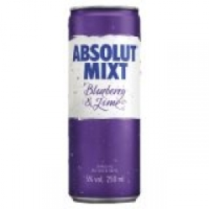 EuroSpar Absolut Vodka Mix with Blueberry & Lime