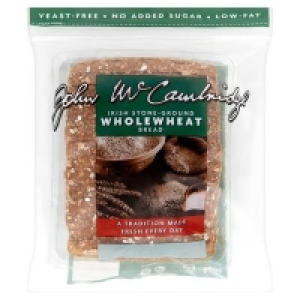 MCCAMBRIDGE STONE-GROUND WHOLEWHEAT BREAD 500G