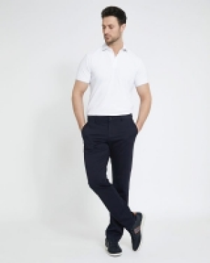 Paul Costelloe Living Navy Light Chino Trousers