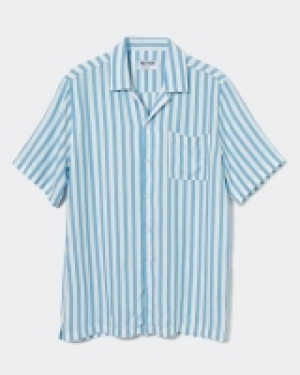 Paul Galvin Blue Stripe Revere Shirt