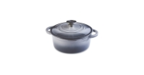 Grey Cast Iron Casserole Dish 20cm