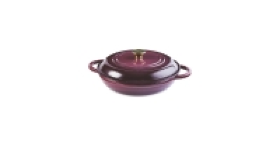 Aldi  Plum Shallow Casserole Dish 30cm