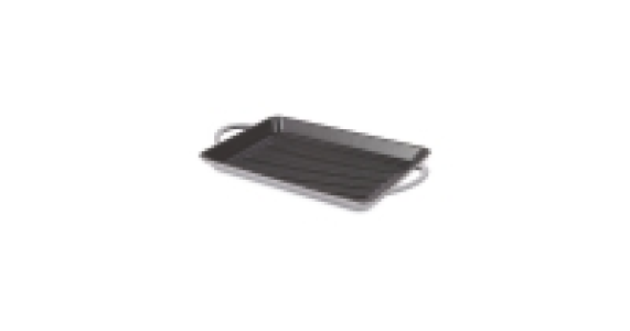 Grey Rectangle Griddle Tray