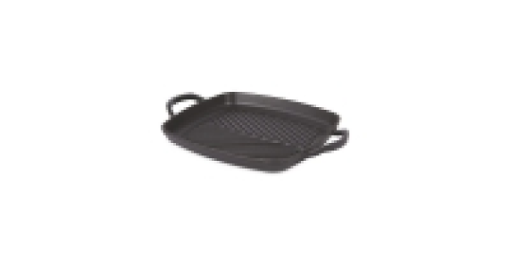Black Cast Iron Square Griddle Tray