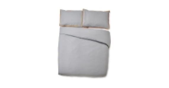 Aldi  Plain Non-Iron Double Duvet Set