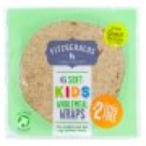 Tesco  Fitzgeralds Wholemeal Kids Wraps 8 Pa