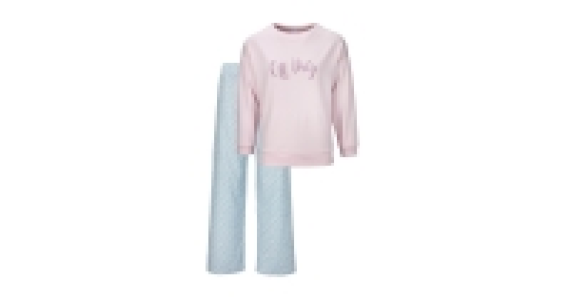 Aldi  Ladies Pink Off Duty Pyjamas