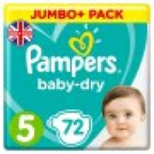 Pampers Baby Dry Size 5 Jumbo+ Pack 7 13.00 €