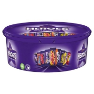 Centra  CADBURY HEROES TUB 600G