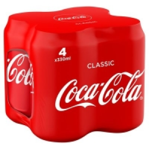 COCA COLA CAN PACK 4 X 330ML 2.50 €