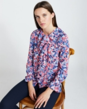 Savida Ruffle Front Frill Blouse