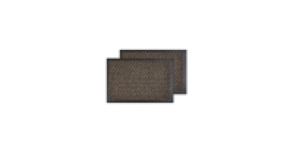 Aldi  Brown Fleck Utility Mats Twin Pack