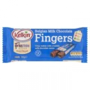 Kelkin Free From Gluten Belgian Milk Chocolate Fingers