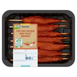 CENTRA FRESH IRISH PIRI PIRI MINI CHICKEN FILLET SKEWERS 300 10.00 €