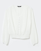 Dunnes Stores  V-Neck Button Detail Top