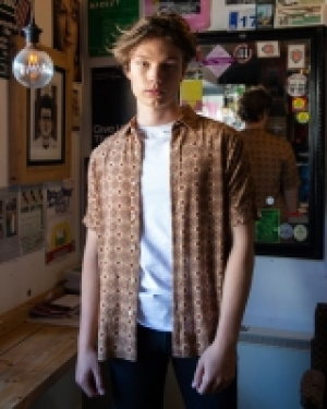 Paul Galvin Tile Print Shirt