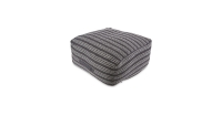 Aldi  Black/White Striped Floor Cushion