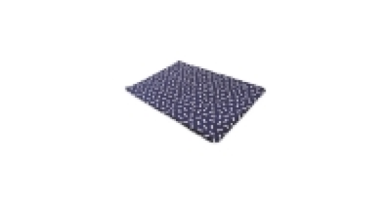 Aldi  Large Navy Bone Memory Foam Mattress