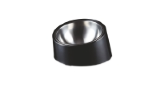 Aldi  Pet Collection Black Slant Pet Bowl