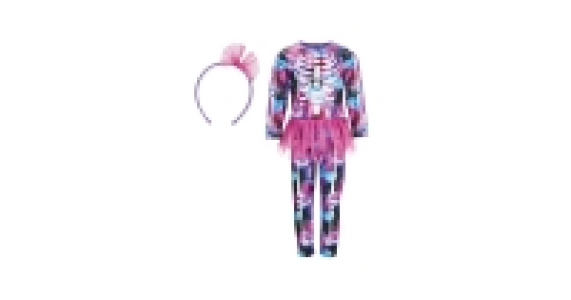 Aldi  Girls Skeleton Halloween Costume