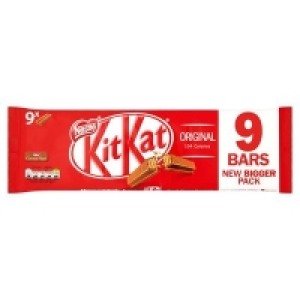 Nestlé Kitkat 2 Finger Milk Chocolate Biscuit Bar 9 Pack 186 1.97 €
