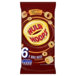 Hula Hoops Bbq 6 Pack 144g