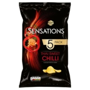 Walkers Sensations Thai Sweet Chilli 5 Pack 125g