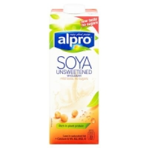 Centra  Alpro Soya Unsweetened 1ltr