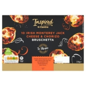 INSPIRED BY CENTRA MONTEREY JACK & CHORIZO BRUSCHETTA 210G 7.00 €