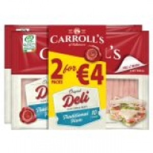 Carrolls Twin Pack Traditional Ham Slices