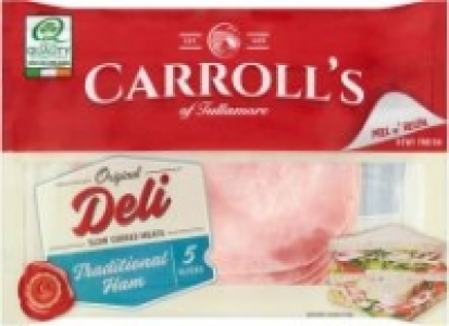 Carrolls Traditional Ham Original Deli Slow Cooked Slices