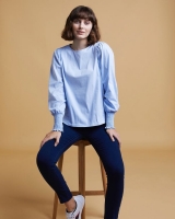 Dunnes Stores  Gallery Luna Shirred Stripe Top