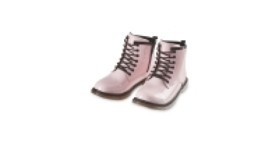 Girls Pink Patent Leather Boots