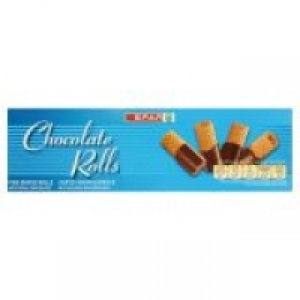 EuroSpar Spar Chocolate Rolls Fine Wafer Rolls with Milk Chocolate