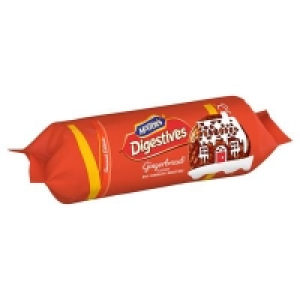 MCVITIES MILK CHOCOLATE GINGERBREAD DIGESTIVES 250G