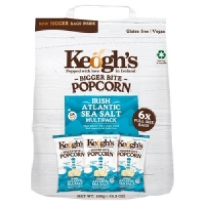 Keoghs Sea Salt Multi Pack Popcorn 180g