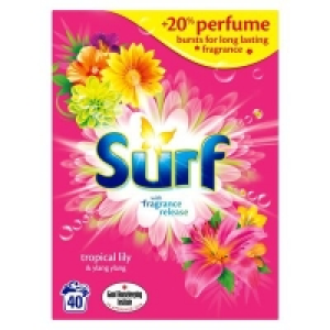 SURF TROPICAL LILY POWDER 40 WASH 2.6KG
