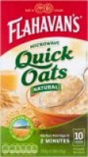 Microwave Quick Oats Natural Sachets 2.50 €