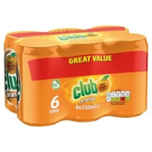 Club Orange Can Pack 6 x 330ml 3.93&nbsp;&euro;
