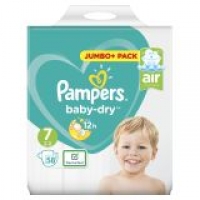 EuroSpar Pampers Baby Dry Jumbo+ Nappy Range