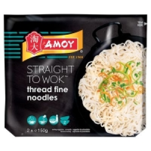 Amoy Straight To Wok Egg Noodles Medium 300g