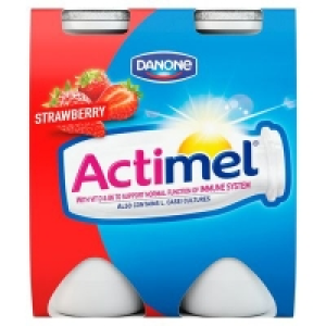 Danone Actimel Strawberry 4 Pack 400g