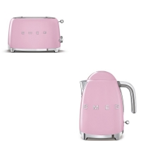 Joyces  Smeg Pastel Pink Kettle and Toaster Bundle